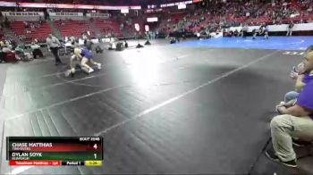 D2-195 lbs Champ. Round 1 - Dylan Soyk, Kewaskum vs Chase Matthias, Two Rivers