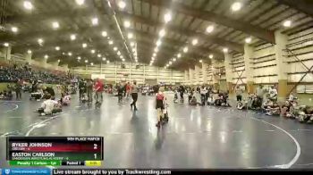 54 lbs Placement (16 Team) - Ryker Johnson, Oregon vs Easton Carlson, Sanderson Wrestling Academy
