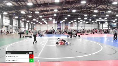 85 lbs Consi Of 16 #1 - Elias Clemans, WA vs Nathan Morales, MA