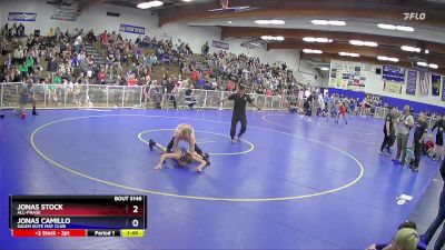 126 lbs Semifinal - Jonas Stock, All-phase vs Jonas Camillo, Salem Elite Mat Club