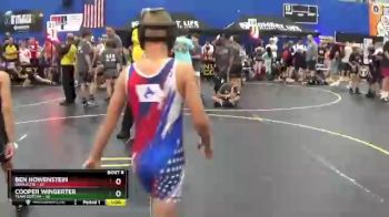 75 lbs Round 3 (6 Team) - Cooper Wingerter, Team Gotcha vs Ben Howenstein, Iowa Elite