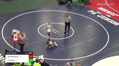 82 lbs Consi Of 16 #2 - Mikey Nardozza, Altoona vs Max Milia, Liberty