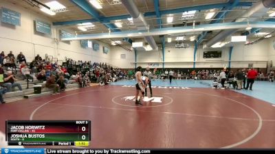 106 lbs Round 1 (10 Team) - Jacob Horwitz, Fort Collins vs Joshua Bustos, South