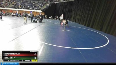 108 lbs Semifinal - Ricky Titus, USA Mat Club vs Dracyn Morgan, Iowa