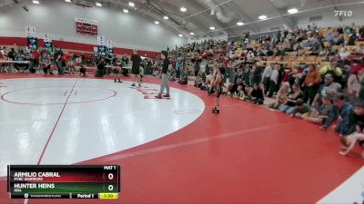 57-64 lbs Round 3 - Hunter Heins, HRA vs Armilio Cabral, PVBC Warriors