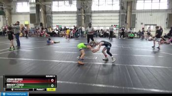 60 lbs Round 5 (6 Team) - John Byers, Terps Xpress vs Brody Codd, AACO Allstars