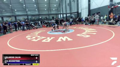 170 lbs Cons. Round 3 - Leilarose Calva, OR vs Kya Roundtree, WA