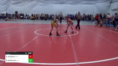 82 lbs Quarterfinal - Silas Krispine, York vs Braydyn Wenerick, Maltinsburg