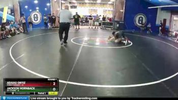 106 lbs Round 1 (8 Team) - Adaias Ortiz, Funky Monkey vs Jackson Hornback, AP X Kame