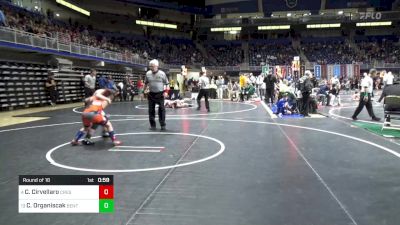 110 lbs Round Of 16 - Carter Cirvellaro, Crestwood vs Cole Organiscak, Bentworth