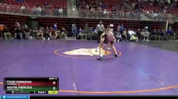 145 lbs Round 3 (3 Team) - Tyler Zwingman, Columbus vs Westin Sherlock, Lincoln East