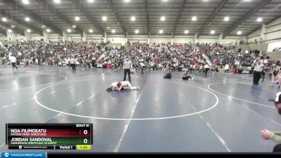 80 lbs Semifinal - Jordan Sandoval, Sanderson Wrestling Academy vs Noa Filimoeatu, Payson Pride Wrestling