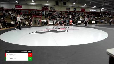 174 lbs Semifinal - Tre`Vaughn Craig, Central Oklahoma vs Zeke Waltz, McKendree