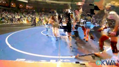 80 lbs Round Of 16 - Griffin Sensintaffar, Cowboy Wrestling Club vs Laine Dunigan, Pocola Youth Wrestling