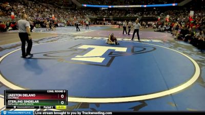 Cons. Round 3 - Sterling Sindelar, Papillion-LaVista South vs Jaeston Delano, Columbus