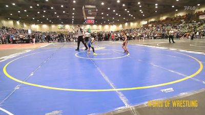 70 lbs Round Of 16 - Zayden Taylor, Elk Grove Wrestling Academy EGWA vs Isabel Sanchez, Damaged Ear Wrestling Club