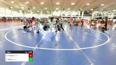 79 lbs Round Of 16 - Henry Fischer, Spartan WC vs Fletcher White, Bennington Tri-State