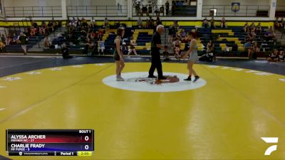 110 lbs Round 1 (6 Team) - Alyssa Archer, Mayhem WC vs CHARLIE FRADY, MF Purge