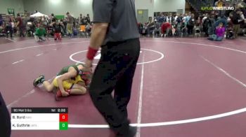 90 lbs Consi Of 16 #2 - Brandon Byrd, Raging Raisins W.C. vs Kaidan Guthrie, Untamed Wrestling