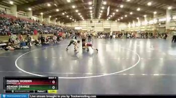 105 lbs Round 2 (6 Team) - Keagan Grange, Utah Gold vs Madison Worden, Gold Rush