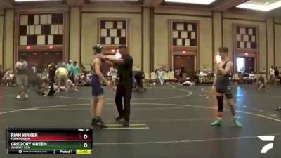 138 lbs Round 4 - Rian Kirker, Funky Panda vs Gregory Green, Journey Men