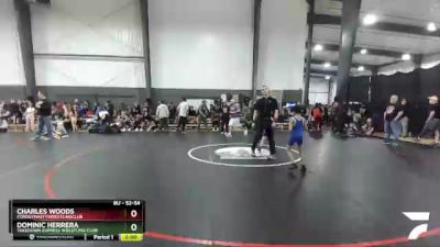 52-54 lbs Cons. Semi - Charles Woods, FordDynastyWrestlingClub vs Dominic Herrera, Takedown Express Wrestling Club