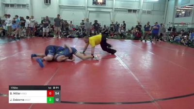 175 lbs Round 2 - Brock Miller, Ares W.C. (MI) vs John Osborne, West Virginia Wild