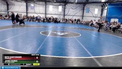 Elite 174 lbs Semifinal - James Burks, St. Cloud State vs Seth Goetzinger, Augsburg