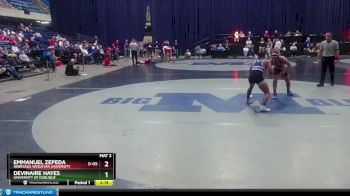 165 lbs Cons. Round 1 - Devinaire Hayes, University Of Dubuque vs Emmanuel Zepeda, Nebraska Wesleyan University