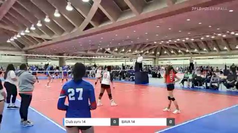 Club syrv 14 vs BAVA 14 - 2022 JVA Charm City Challenge presented by Nike