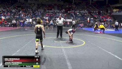 64 lbs Cons. Round 3 - Kru McDonald, SJO Youth WC vs Jaxon Fraedrich, Team El1te Wrestling