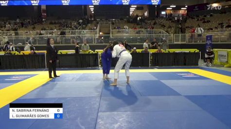 NICOLLE SABRINA FERNÁNDEZ vs LAURA GUIMARÃES GOMES 2024 Pan Jiu Jitsu IBJJF Championship