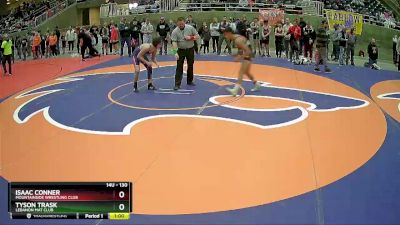 130 lbs Champ. Round 1 - Isaac Conner, Mountainside Wrestling Club vs Tyson Trask, Lebanon Mat Club