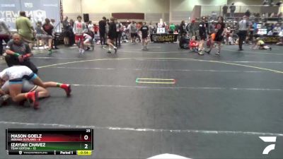 110 lbs Semis & 1st Wrestleback (8 Team) - Izayiah Chavez, Team Gotcha vs Mason Goelz, Indiana Outlaws