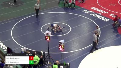 103 lbs Round Of 64 - Noah Patton, Washingto vs Connor Guenot, Philipsburg-Osceola