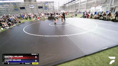 195 lbs Round 3 (6 Team) - Dantrell Williams, TEAM NC vs Cooper Williams, LA