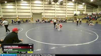 63 lbs Quarterfinal - Carmine Crisman, North Montana Wrestling Club vs Ryan Hare, Stout Wrestling Academy