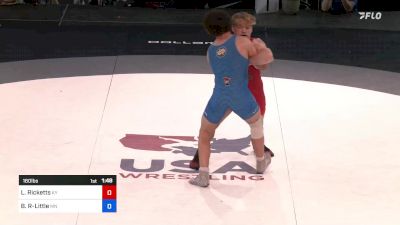 160 lbs Cons Semi - Lucas Ricketts, Kentucky vs Bradley Rodriguez-Little, Minnesota