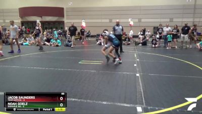 85 lbs Finals (8 Team) - Noah Goelz, Donahue WA vs Jacob Saunders, Team Gotcha