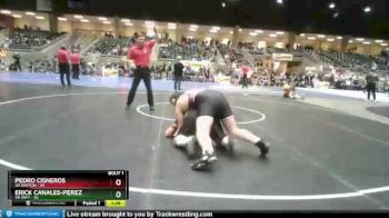 220 lbs Round 1 (4 Team) - Pedro Cisneros, 3A Dayton vs Erick Canales-Perez, 3A Taft