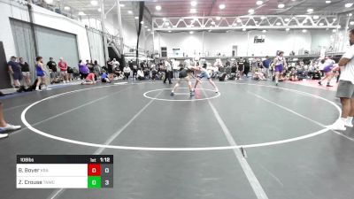 108 lbs Rr Rnd 4 - Bryce Boyer, Kraken vs Zane Crouse, Team Nauman Wrestling Club Red