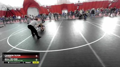 106 lbs Quarterfinal - Cameron Tilton, Wisconsin vs Beau DeLong, CrassTrained: Weigh In Club