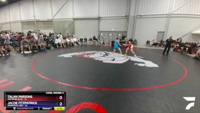 113 lbs Semis & 3rd Wb (16 Team) - Talan Parsons, Michigan Blue vs Jacob Fitzpatrick, Minnesota Red