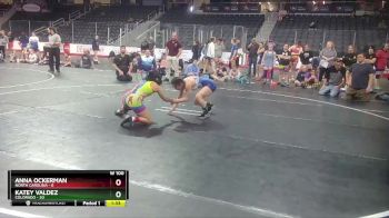 W 100 lbs Round 2 (4 Team) - Katey Valdez, Colorado vs Anna Ockerman, North Carolina