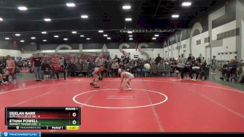 95 lbs Round 1 (8 Team) - Ethan Powell, Burnett Trained (OH) vs Deklan BARR, Elite Ath Club DZ (IN)