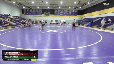 126 lbs Cons. Round 4 - Braxton Moody, Valley Center Wrestling Club vs Nat`aani Prado, Aniciete Training Club