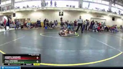 92 lbs Quarterfinal - Joseph Warner, Carroll Wrestling Club vs Max Stevens, South Gibson Wrestling Club