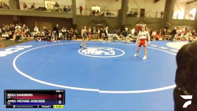 138 lbs Cons. Round 4 - Beau Sandberg, OR vs Ames-Michael Hoevker, CA