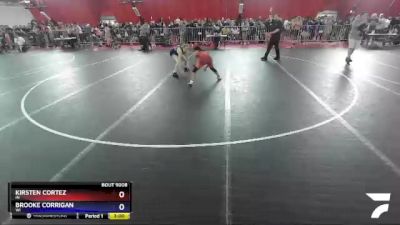 100 lbs Round 2 - Kirsten Cortez, IN vs Brooke Corrigan, WI