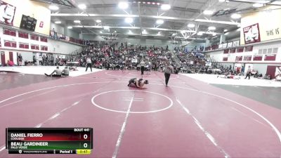 157 lbs Cons. Round 3 - Beau Gardineer, Palo Verde vs Daniel Fierro, Coolidge